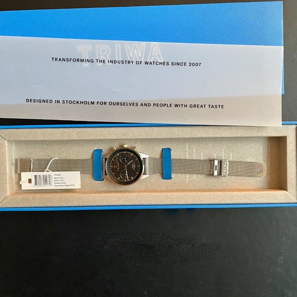 NWT Triwa Smoky Nikki - Steel Mesh Super Slim - Picture 2 of 3